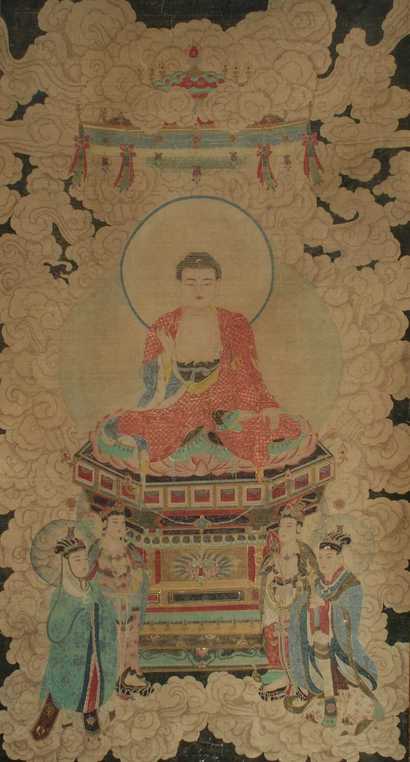 佚名 佛像 立轴